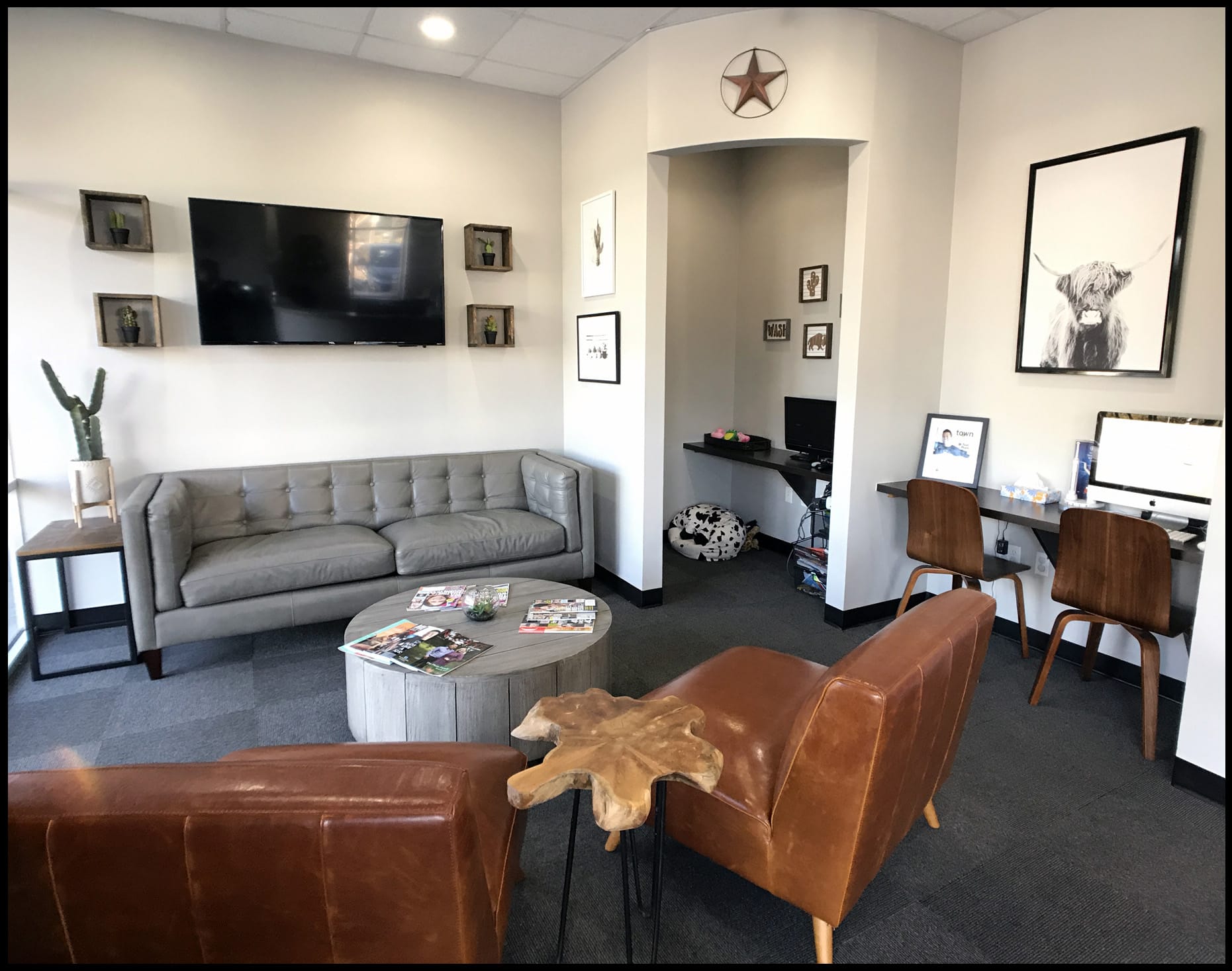 We have a nook for the kids to explore.